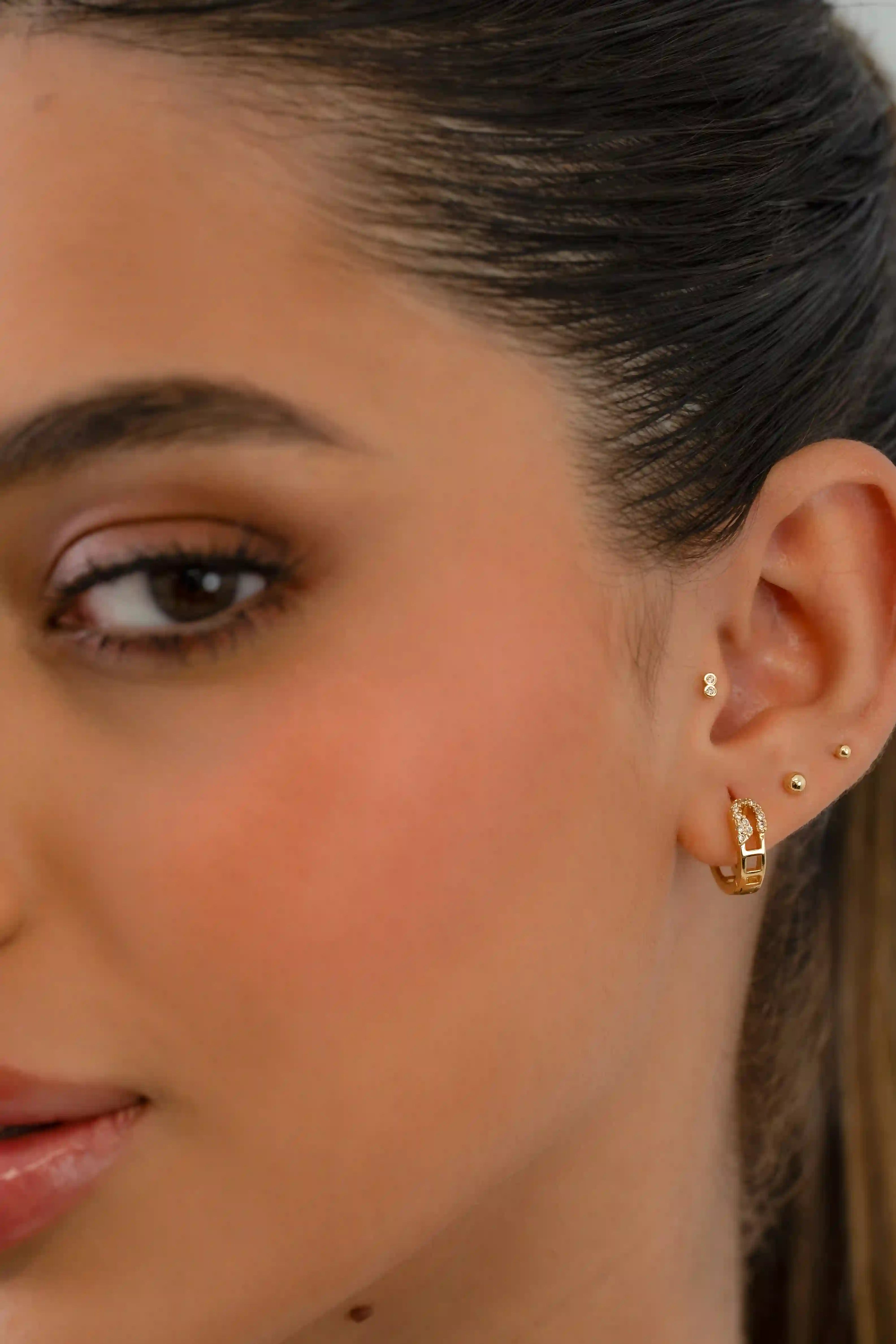 Candongas Clip Oro Laminado