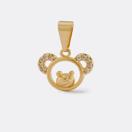 Dije Lovely Bear en Oro Laminado