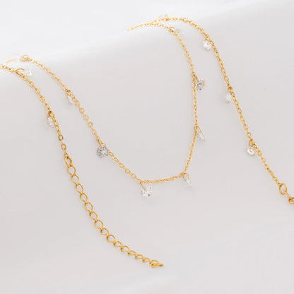 Cadena Gypsy 35 cm + 5 cm Extensor | Oro Laminado