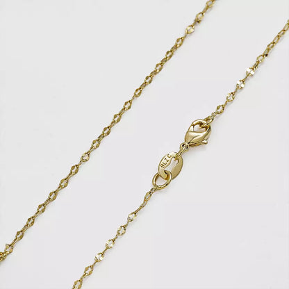 Cadena Espejo Mediana – 45 cm Oro Laminado