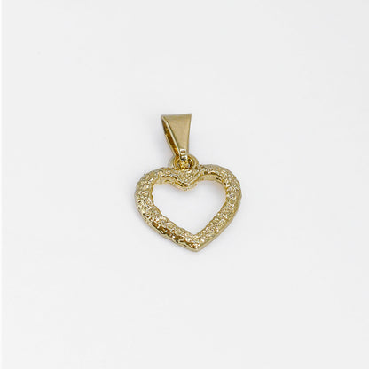 Dije Little Heart en Oro Laminado