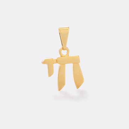 Dije Símbolo Pí (π) en Oro Laminado
