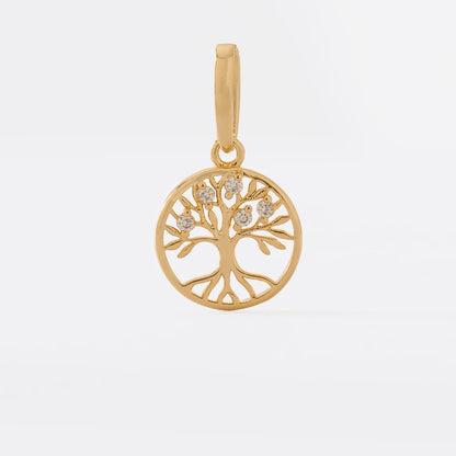 Dije Árbol de la Vida en Oro Laminado