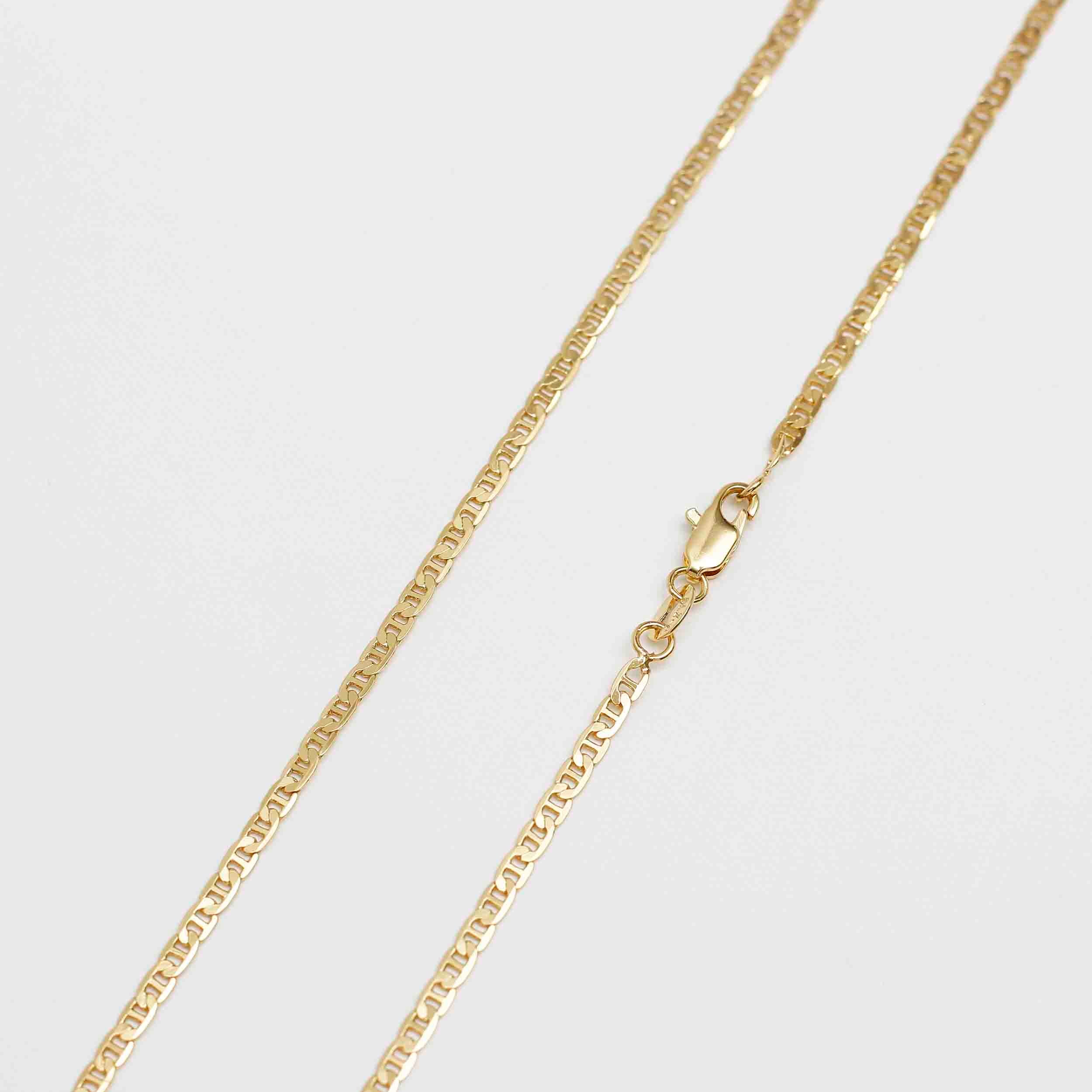 Cadena Escalera – 45 cm en Oro Laminado