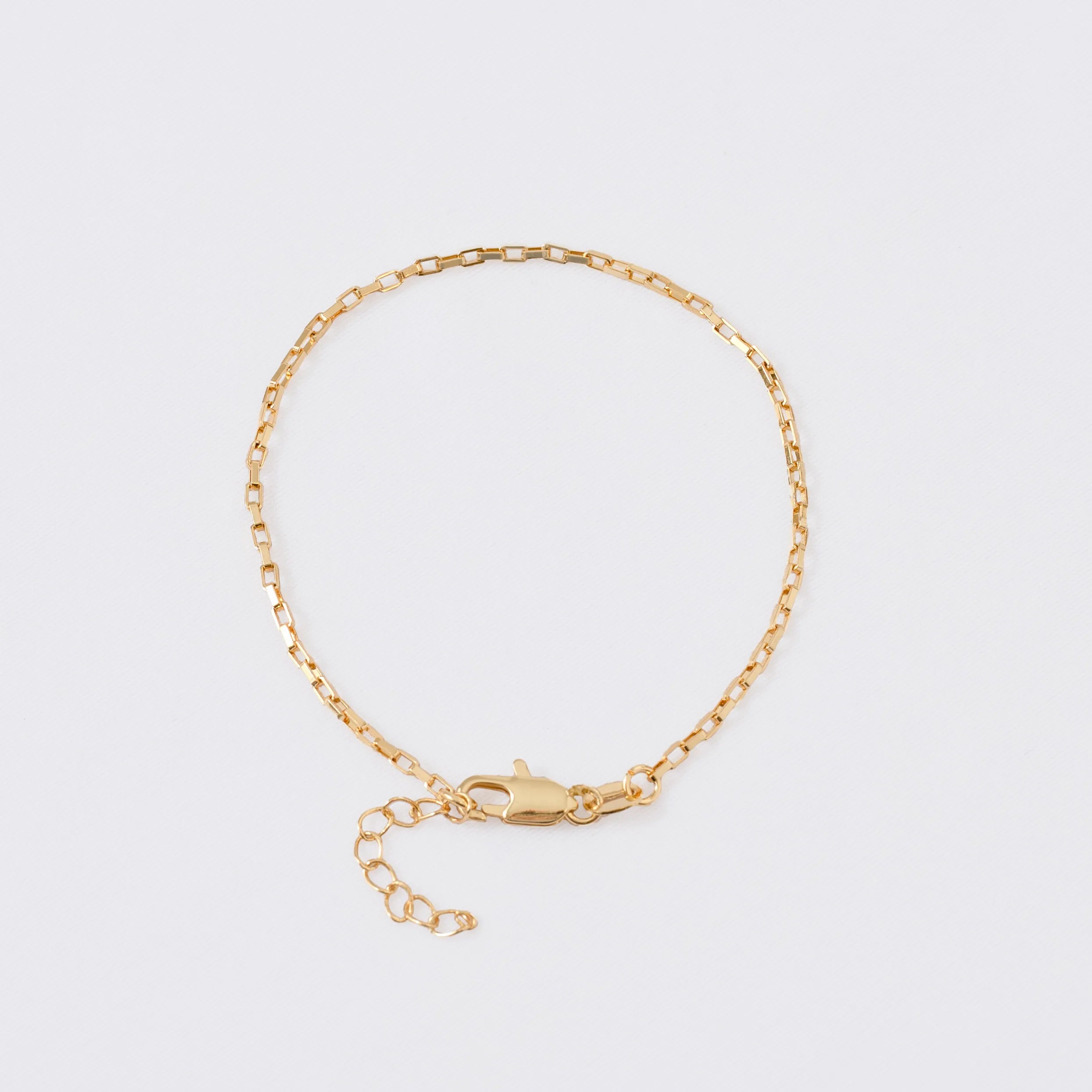 Pulsera Vintage – 15 cm + Extensor en Oro Laminado