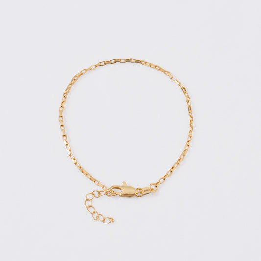 Pulsera Vintage – 15 cm + Extensor en Oro Laminado