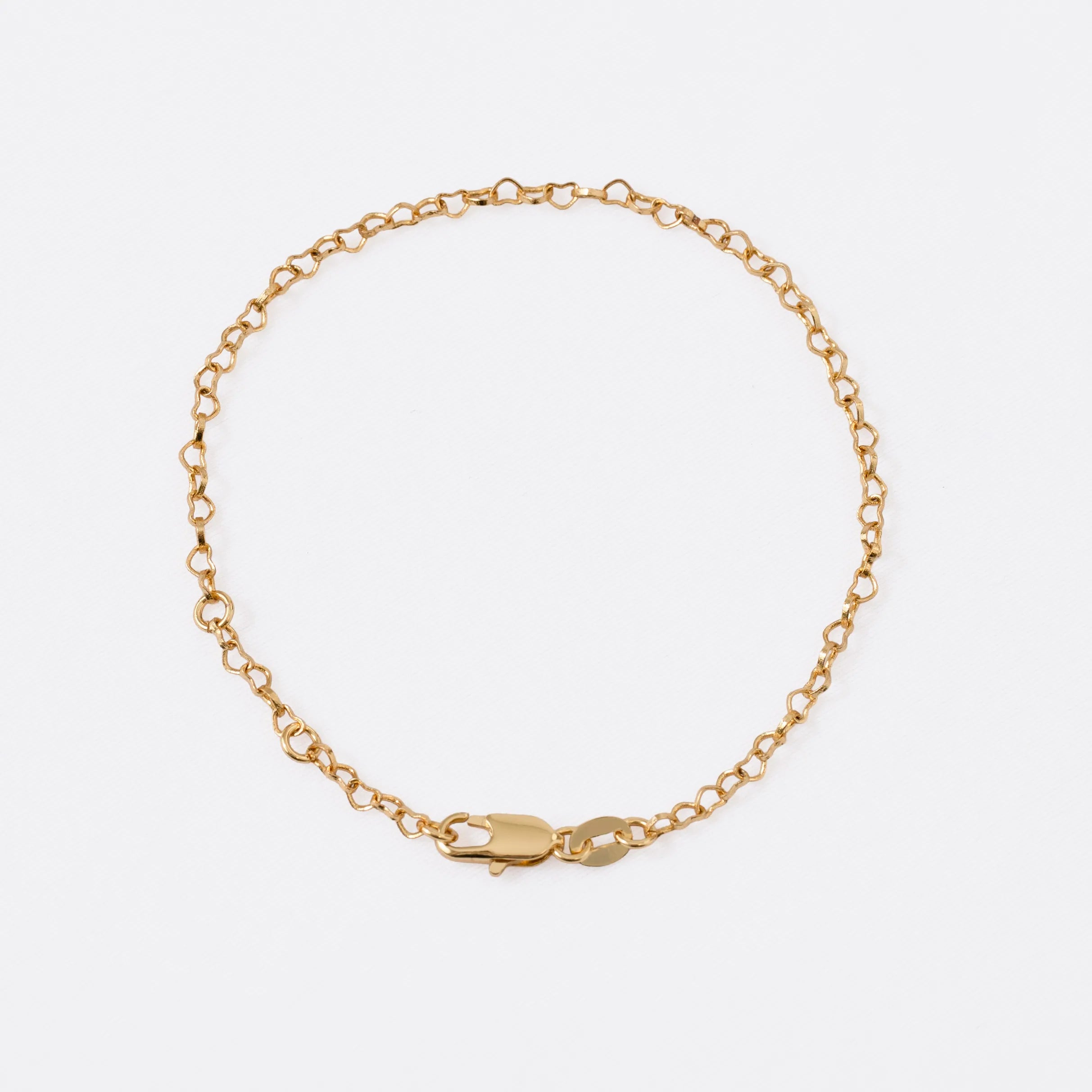 Pulsera Coeur en Oro Laminado
