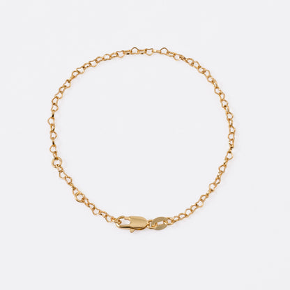 Pulsera Coeur en Oro Laminado