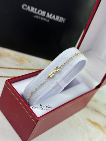 Pulsera de Anclas en Oro 18K