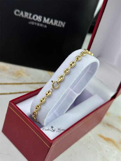 Pulsera GC 4 Trébol en Oro 18K