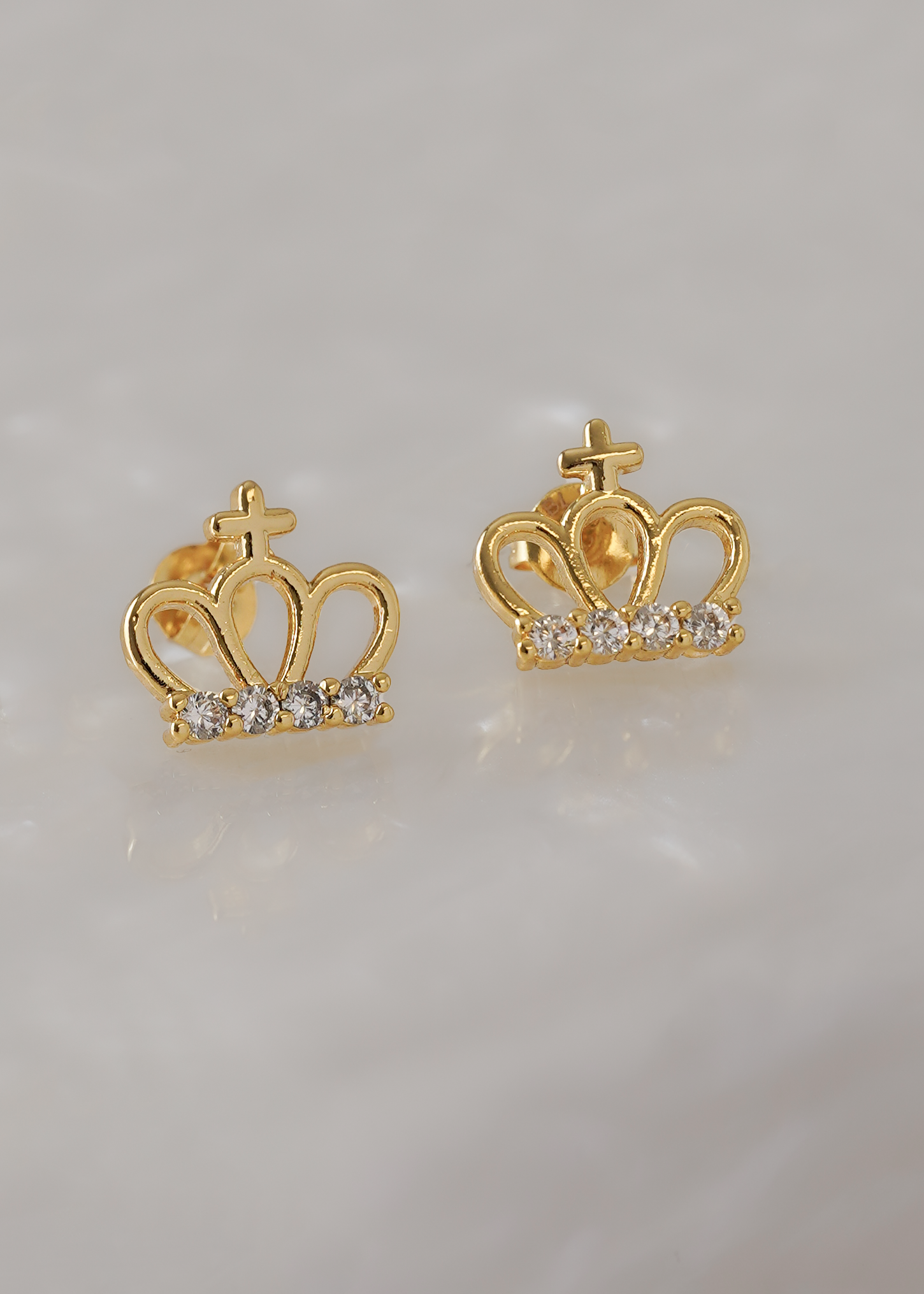 Topos Corona Queen Oro Laminado