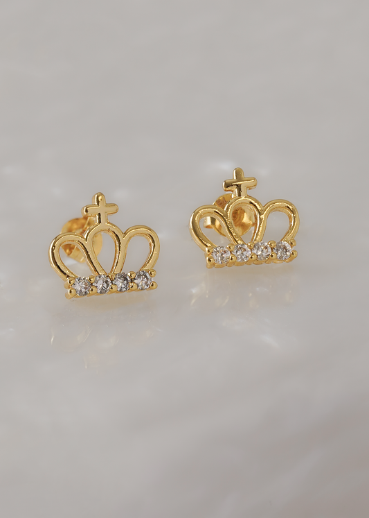 Topos Corona Queen Oro Laminado