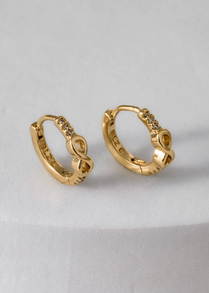 Candongas Infinito Mini Oro Laminado