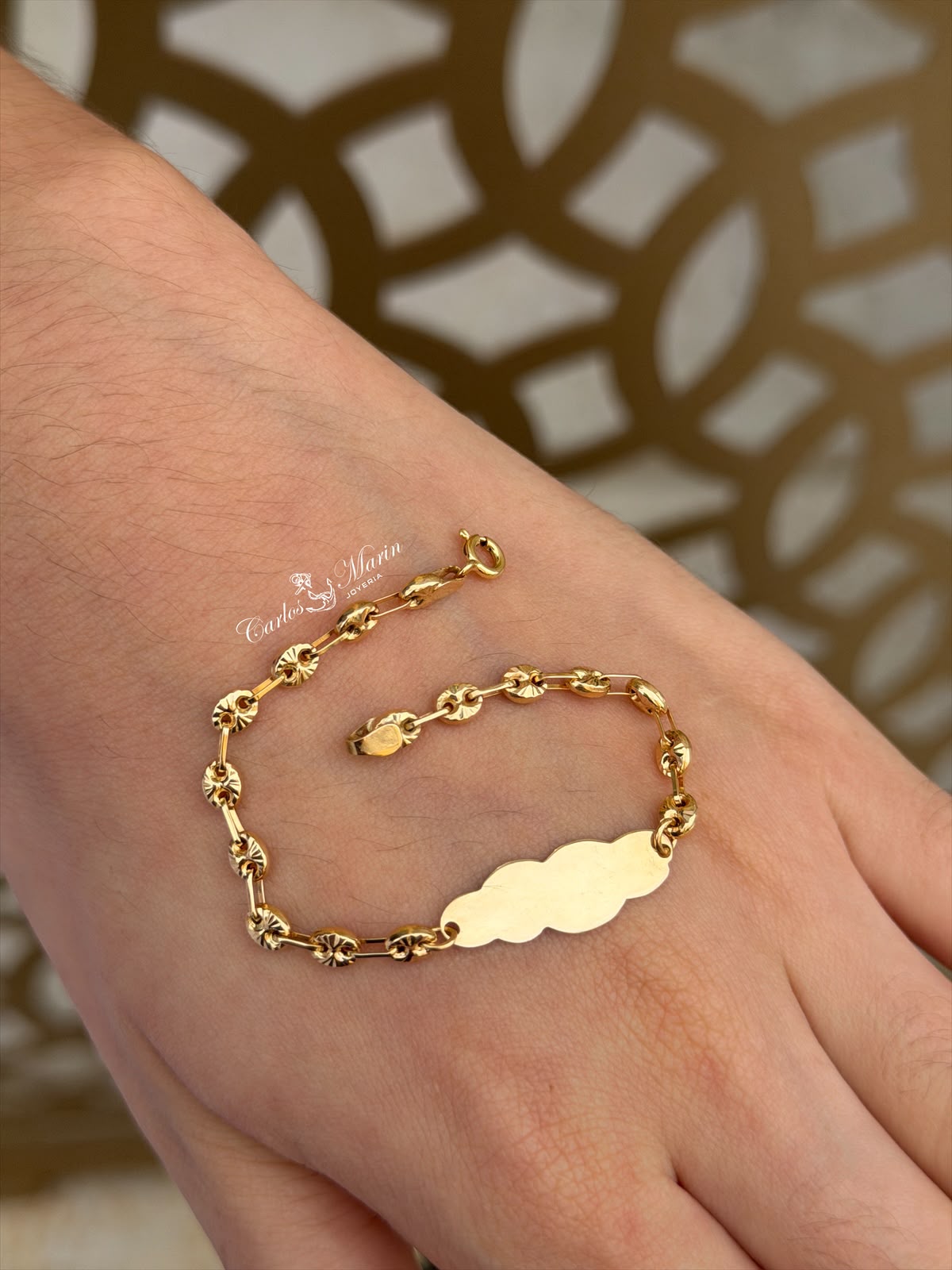 Pulsera Esclava GucHci 15 cm en Oro 18K