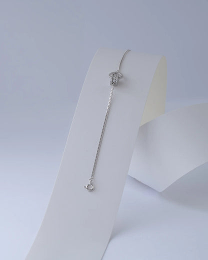 Pulsera Grace 17 cm + Ext en Plata