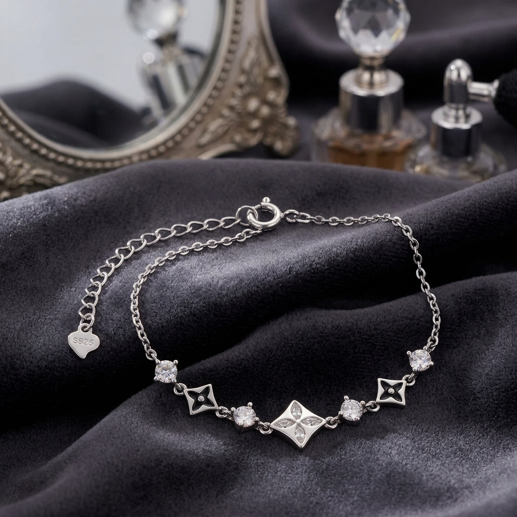 Pulsera Lueur LVT MT 17 cm + Ext en Plata