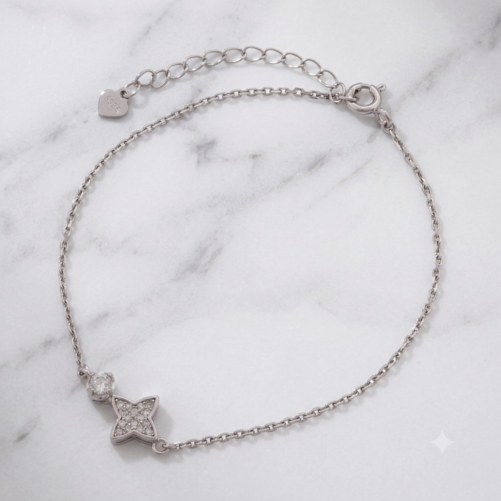 Pulsera Luxelle LVT 16 cm + Ext en Plata
