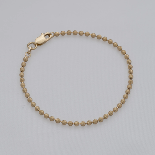 Pulsera Militar Italy IT 16 cm en oro laminado elegante