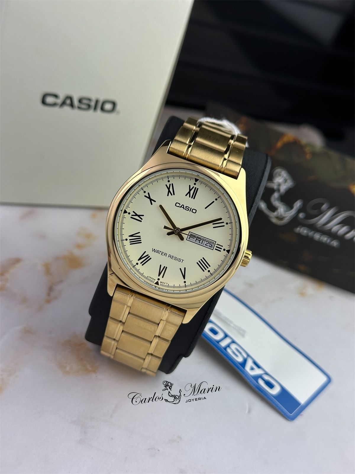 Reloj Casio Classic DORADO MTP-V006G-9BUDF