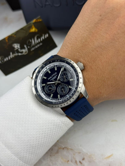 Reloj Náutica Original para Hombre Azul Velero Viento NAPP39S25
