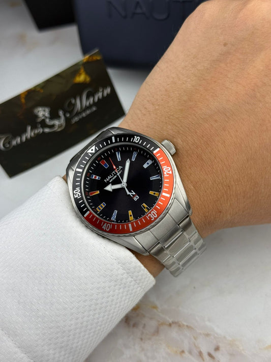 Reloj Náutica hombre Cocoa Beach plateado NAPCBF205