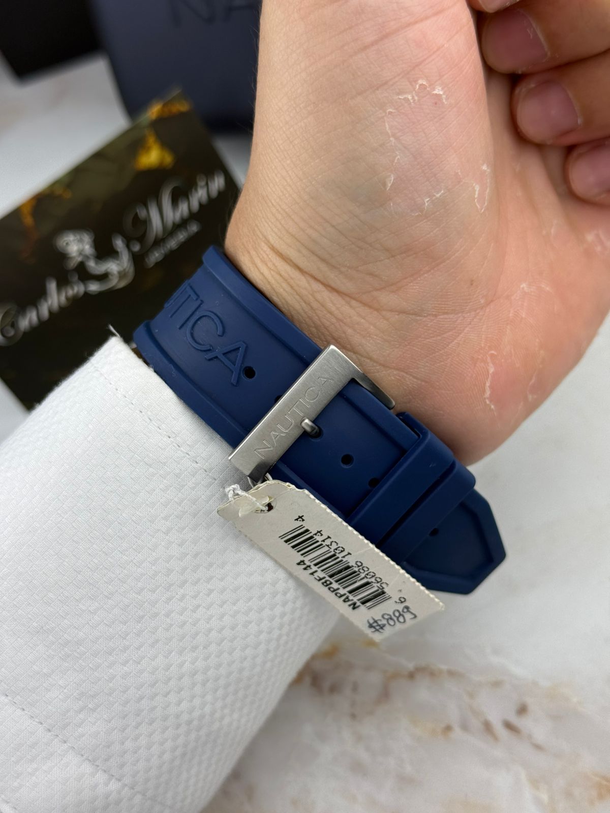 Reloj Náutica hombre deportivo pacific beach azul NAPPBF144