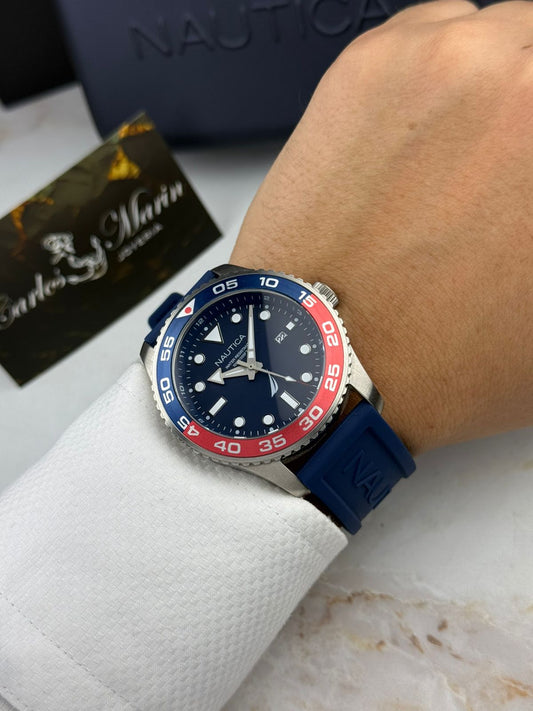 Reloj Náutica hombre deportivo pacific beach azul NAPPBF144