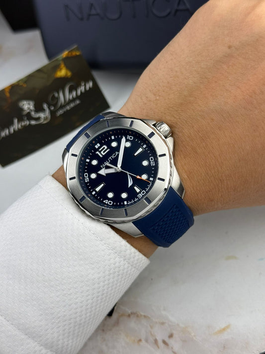 Reloj Nautica Goma azul tortuga bay NAPKMF201