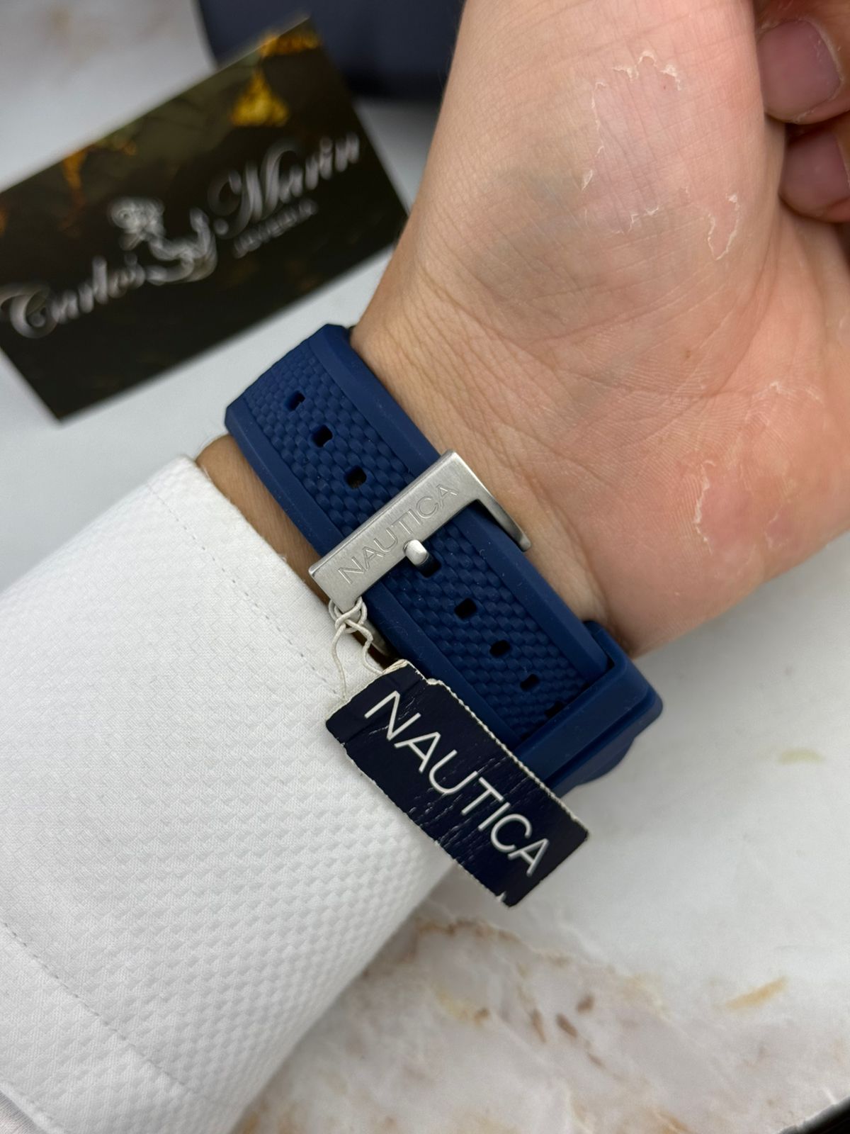 Reloj Nautica Goma azul tortuga bay NAPKMF201