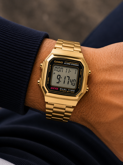 Reloj Casio Digital Dorado Vintage Ref. A178WGA-1ADF
