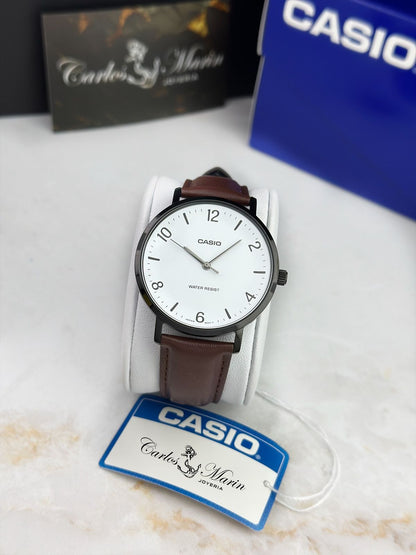 Reloj Casio MTP-VT03BL-7BDF Hombre Clásico Café
