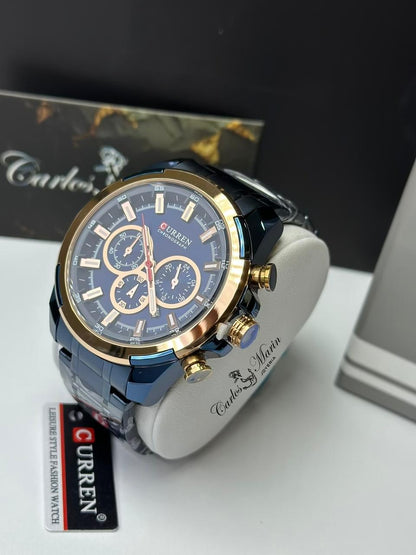 Reloj Curren Modelo 8361 Hombre Correa Azul