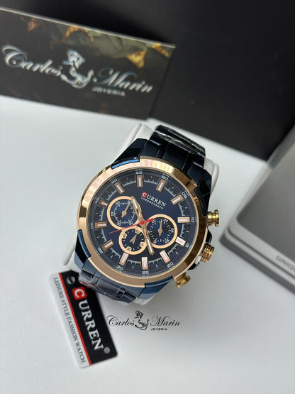 Reloj Curren Modelo 8361 Hombre Correa Azul