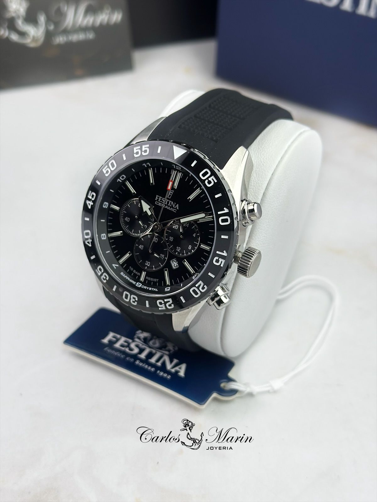 Reloj Festina Hombre Deportivo Ceramic Negro F20515/2