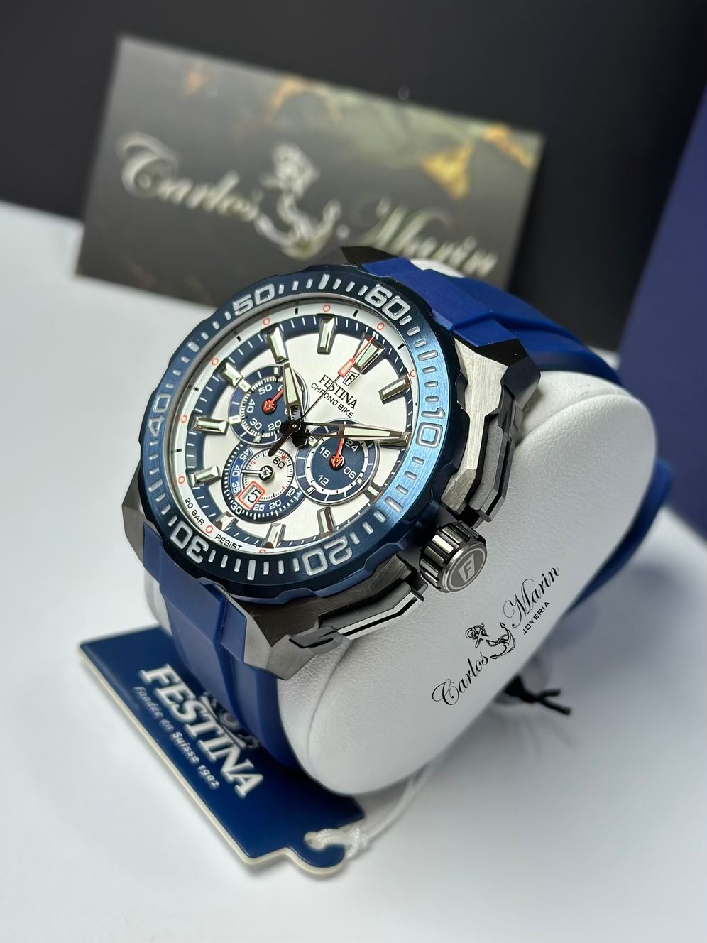 Reloj Festina hombre Chrono Bike azul F20725/4