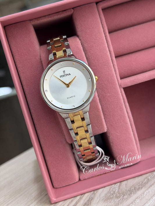 Reloj Festina mujer Mademoiselle F20625/1 bicolor elegante