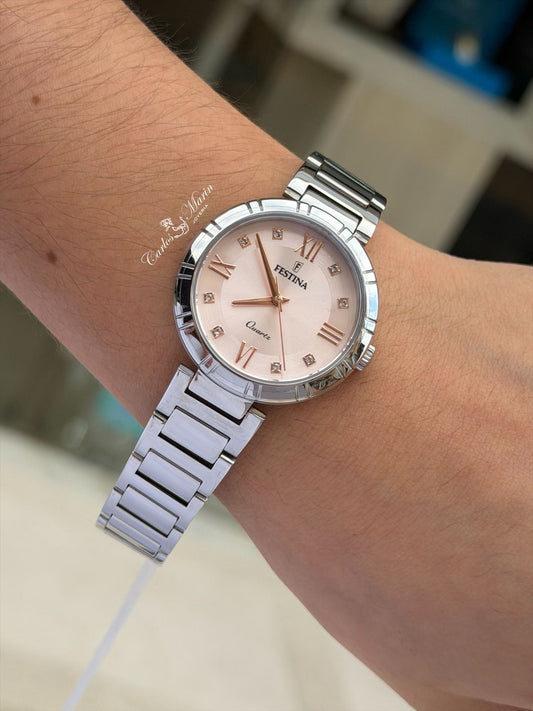 Reloj Festina mujer Mademoiselle rosado plateado F16936/C