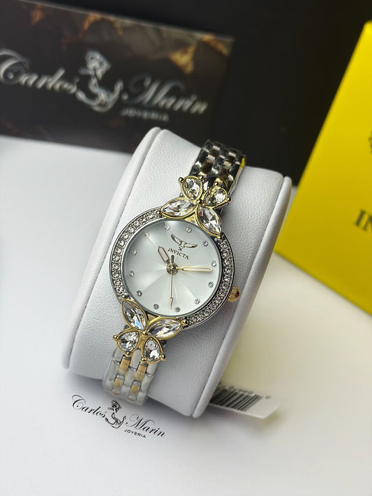 Reloj Invicta Mujer Angel Bicolor 69097