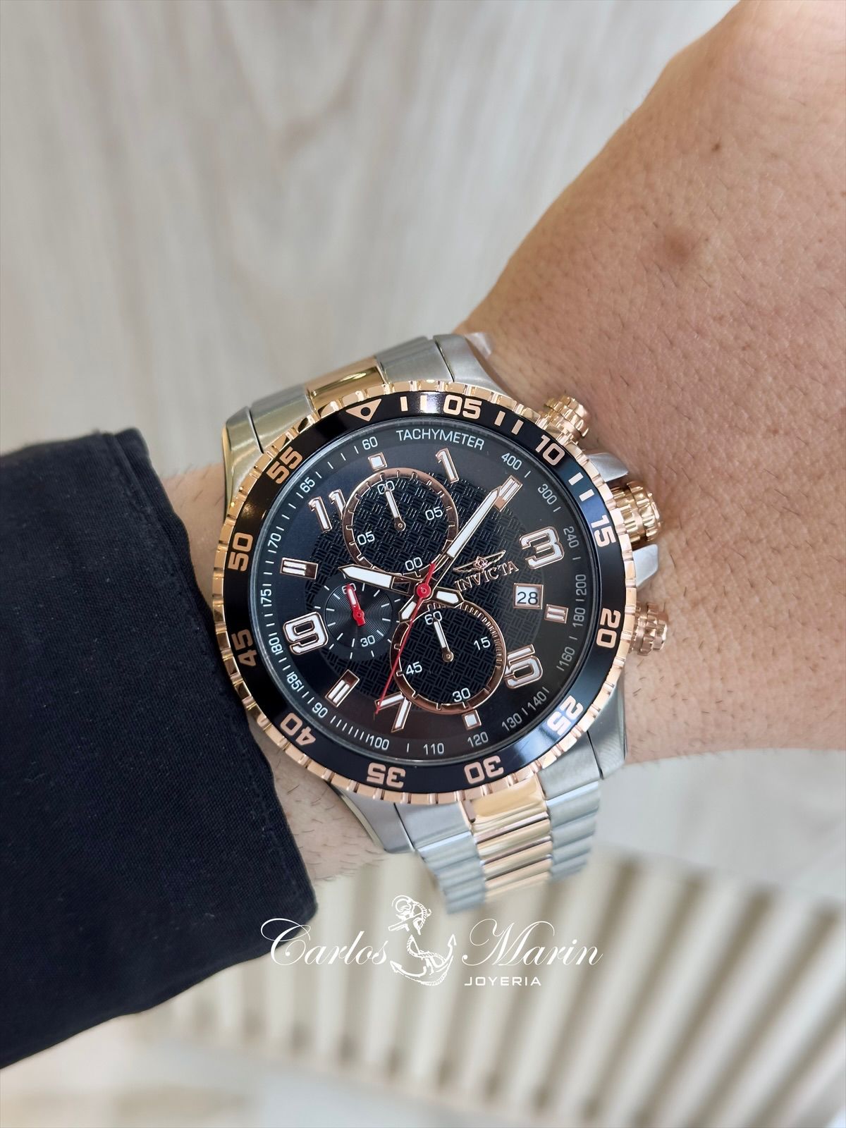 Reloj Invicta hombre Specialty 4877 negro elegante clásico