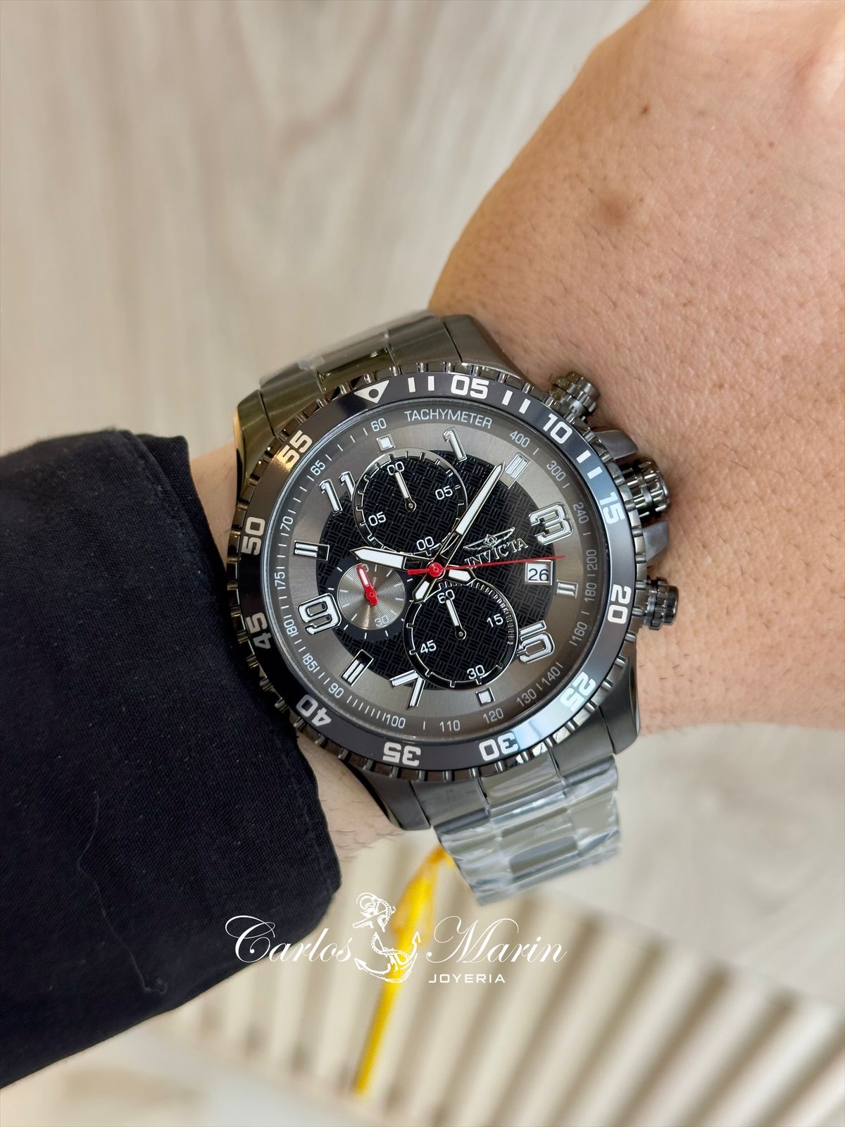Reloj Invicta hombre Specialty 14879 negro elegante clásico