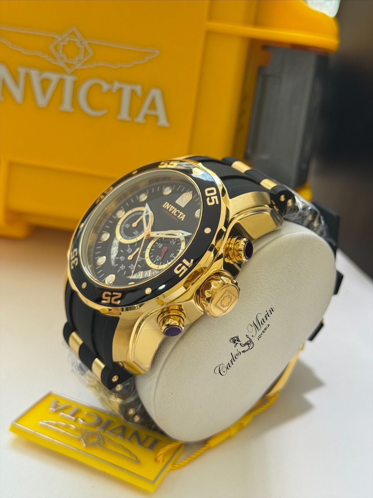 Reloj Invicta Hombre Pro Diver Dorado Negro 6981