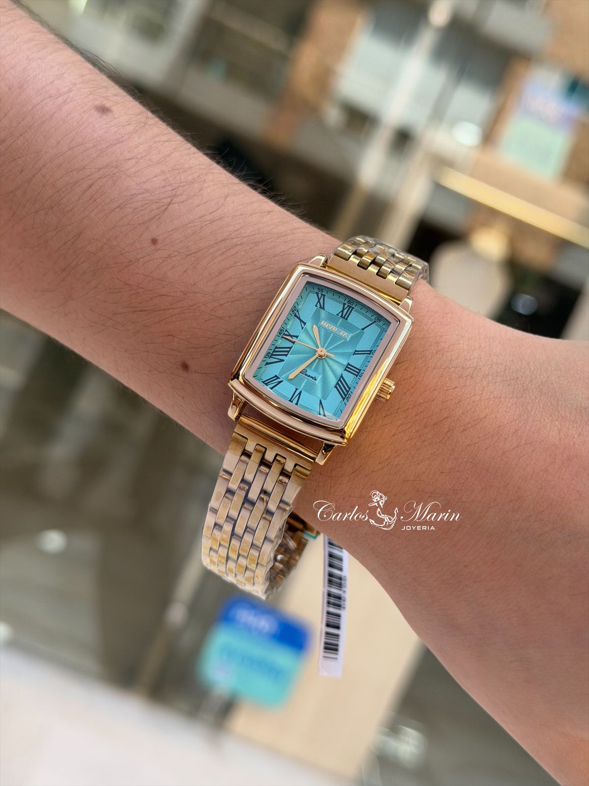 Reloj Invicta mujer Celestial 69158 azul dorado elegante