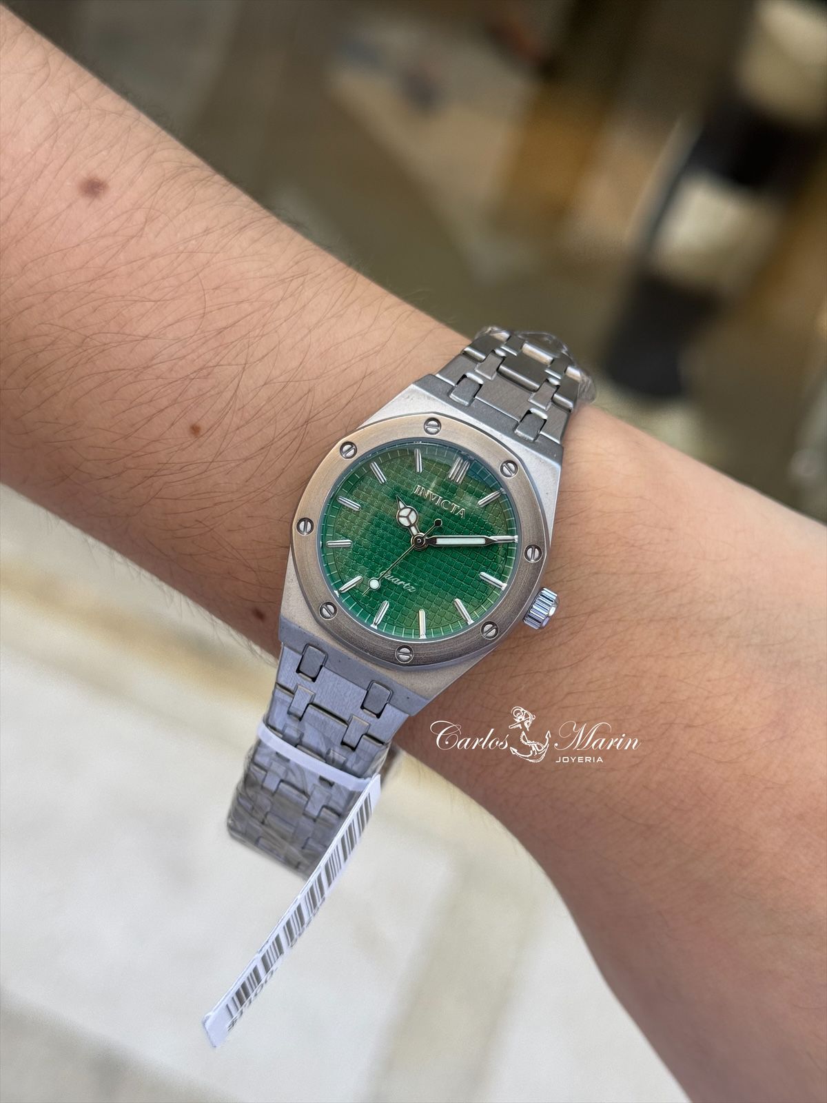 Reloj Invicta mujer Celestial 69264 verde plateado elegante