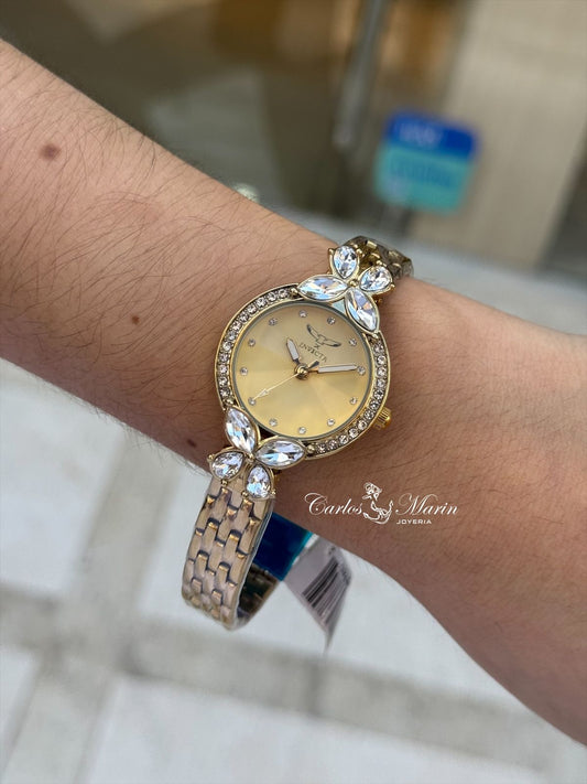 Reloj Invicta mujer Wildflower 69094 dorado elegante