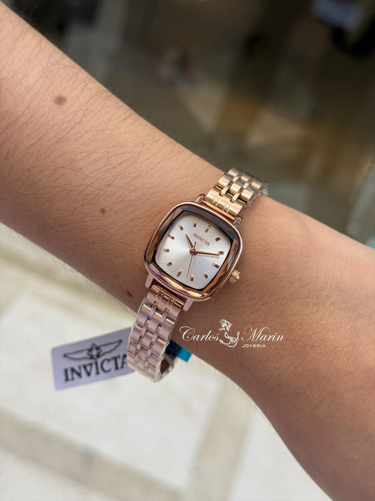 Reloj Invicta mujer Wildflower 69411 oro rosa elegante