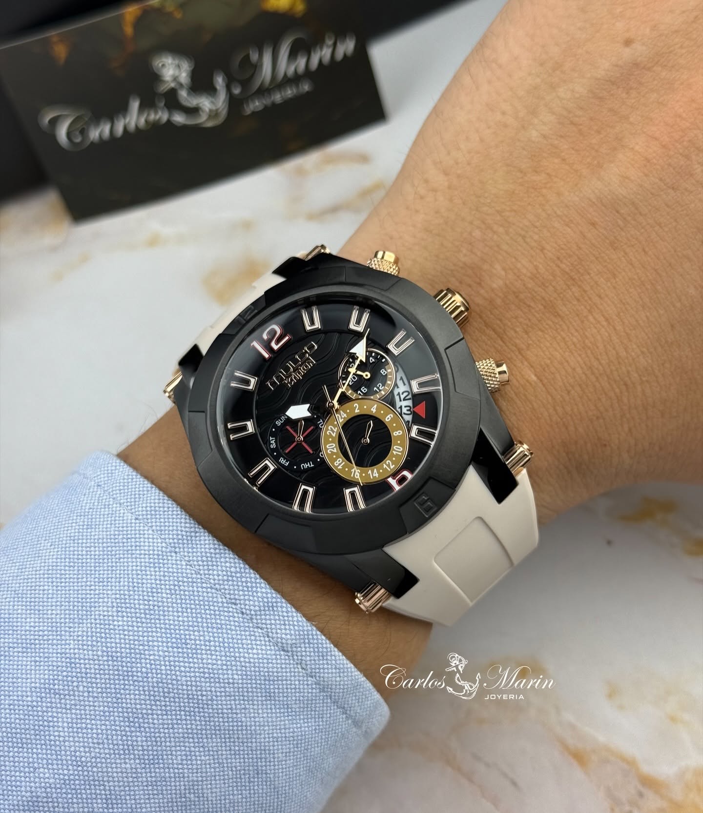 Reloj Mulco Kripton Hombre Negro Beige Ref. MV324993G