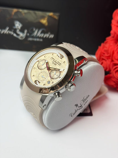 Reloj Mulco Mujer M10 Oro Rosa Nude MW-21837113