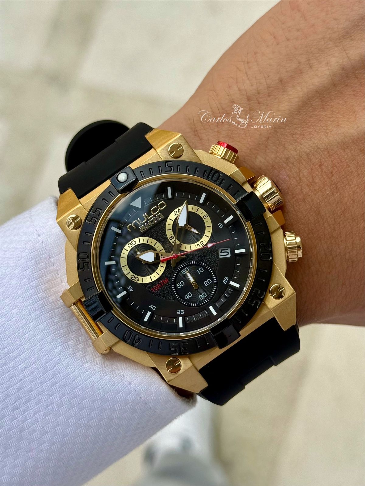 Reloj Mulco hombre Buzo dorado MW320006