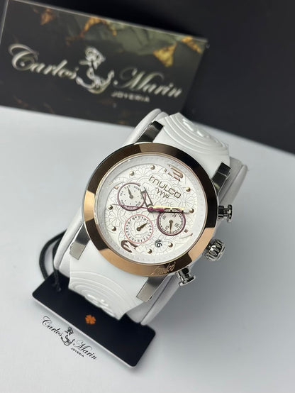 Reloj Mulco mujer MV321837 oro rosa blanco elegante