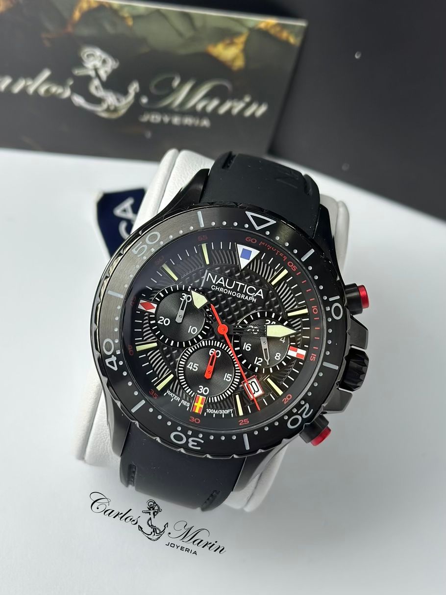 Reloj Nautica hombre NST Chronograph NAPNSF202 negro